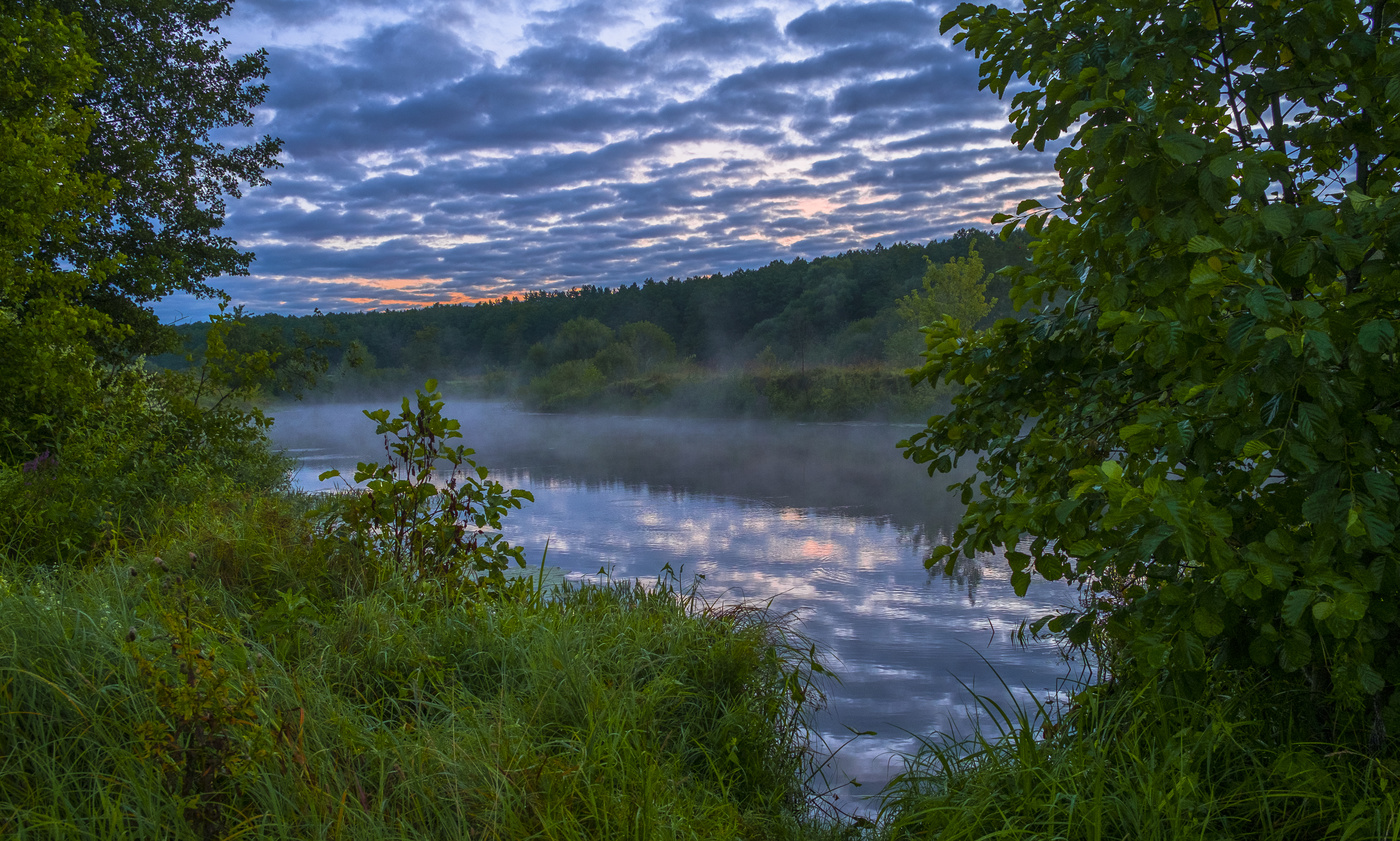 Облачное утро.
