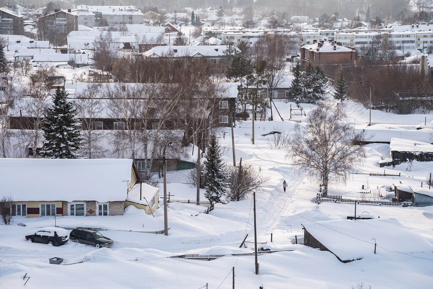 Зима в небольшом городке