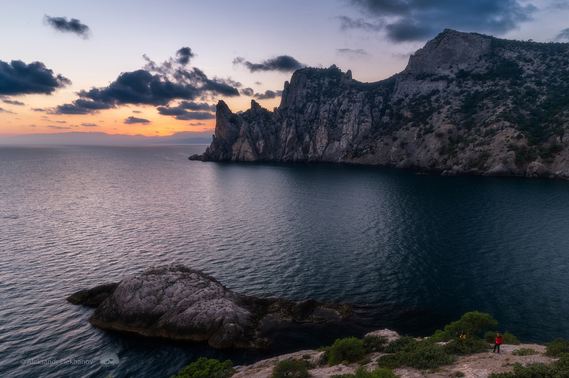 Вечер над морем