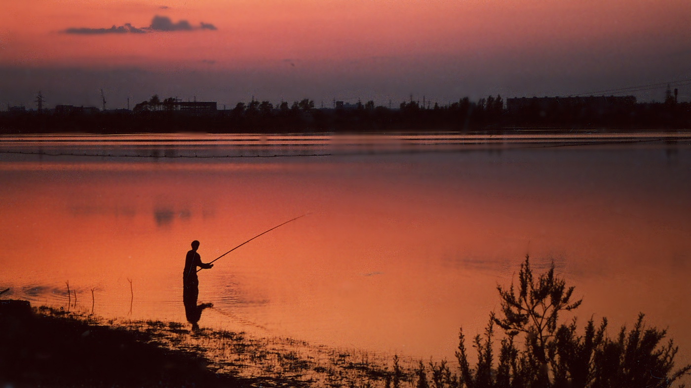 Рыбалка на закате!