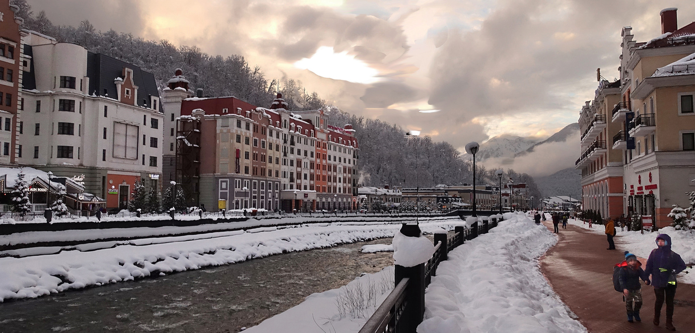 В предгорье