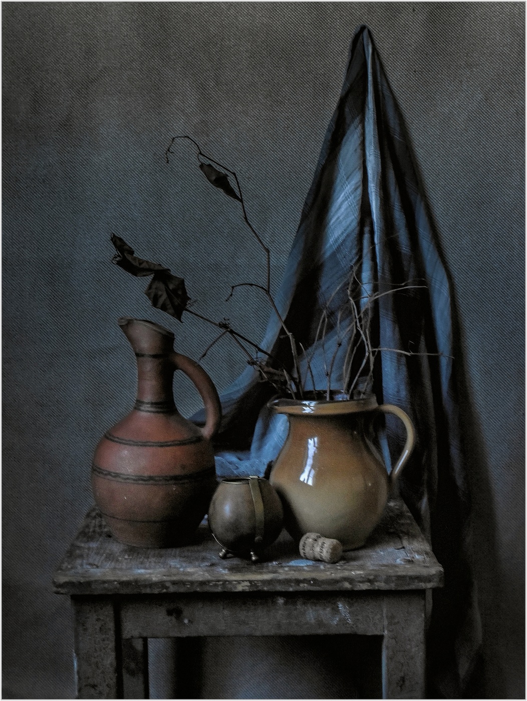 .... Этюд с сухим ветками ....