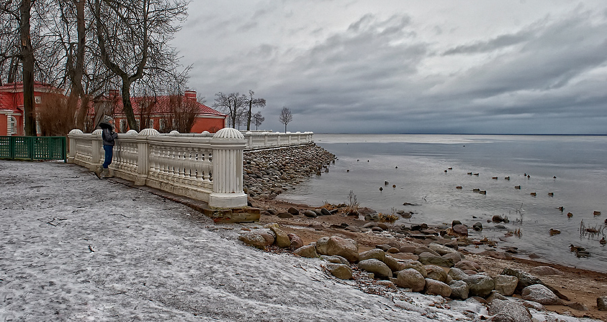 зима в Петергофе