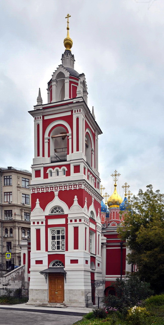 Колокольня храма Георгия Победоносца на Варварке