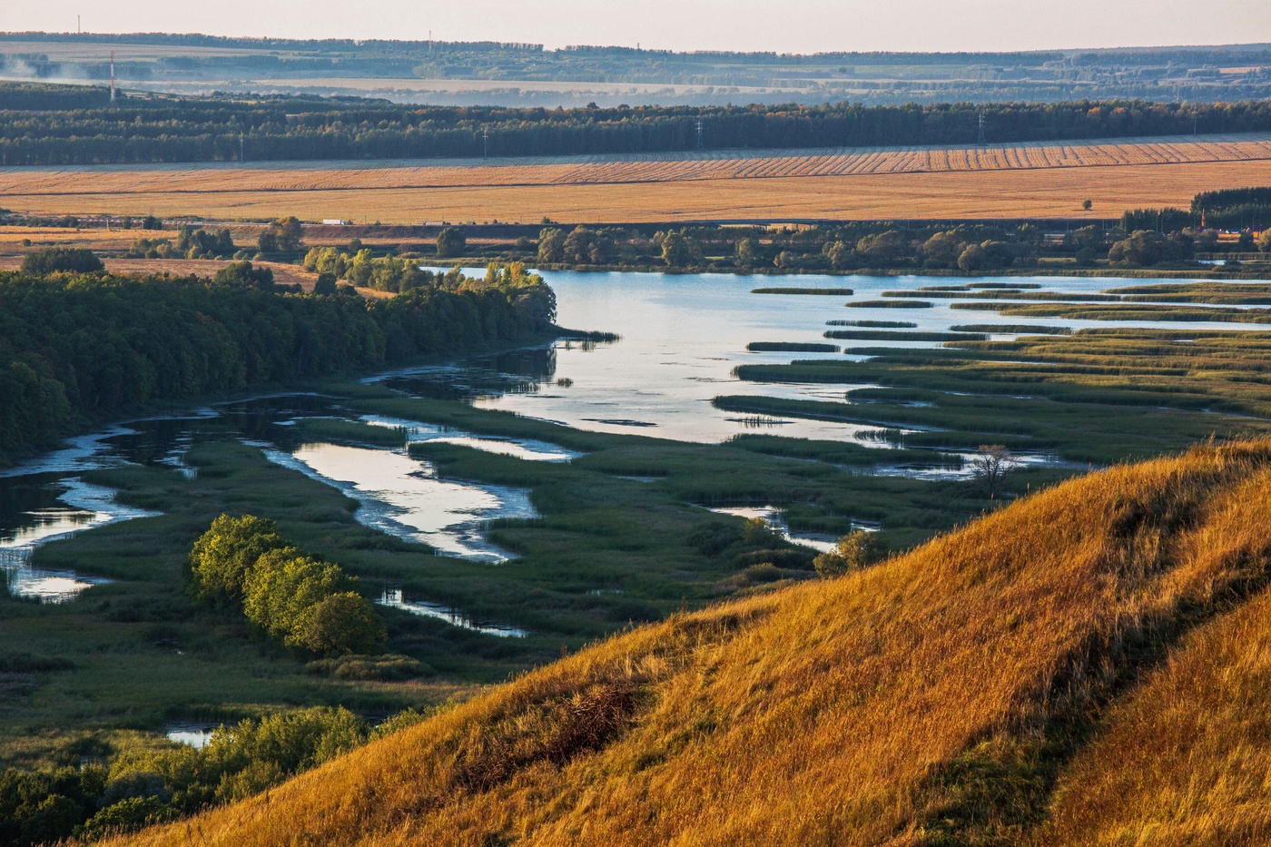 Дельта реки Свияга