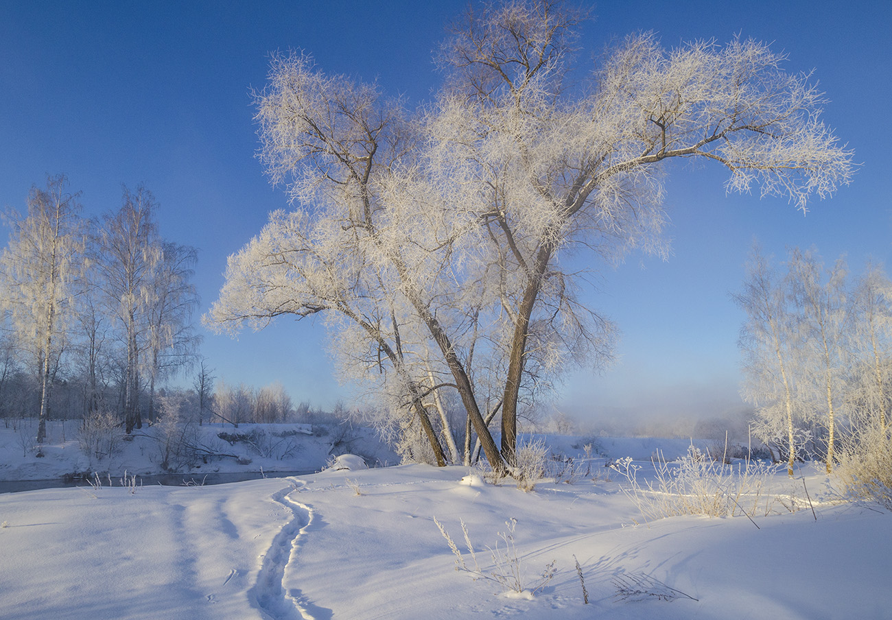 Зимний вид на Истре
