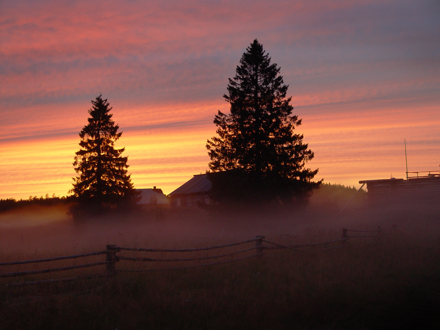 Вечер в Карелии
