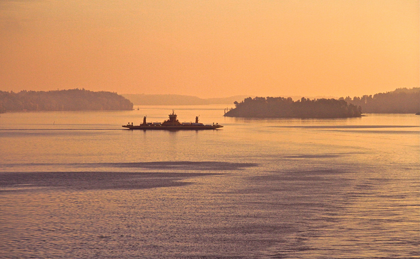 Утро в шведских шхерах
