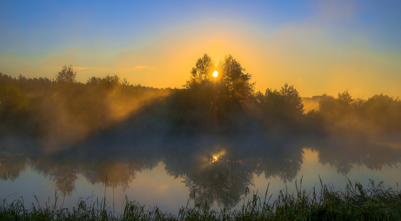 Летнее утро.