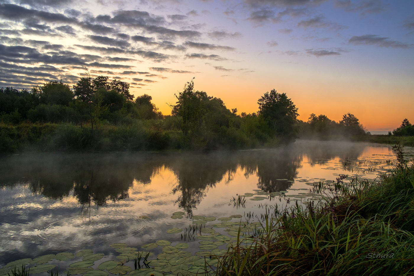 Озеро Рожок. Рассвет.