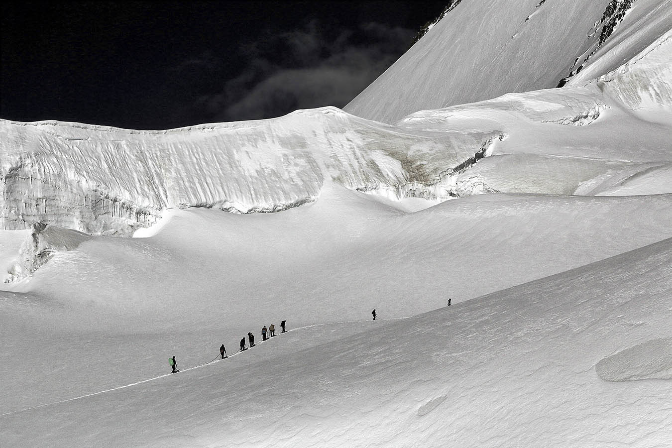 На леднике Менсу