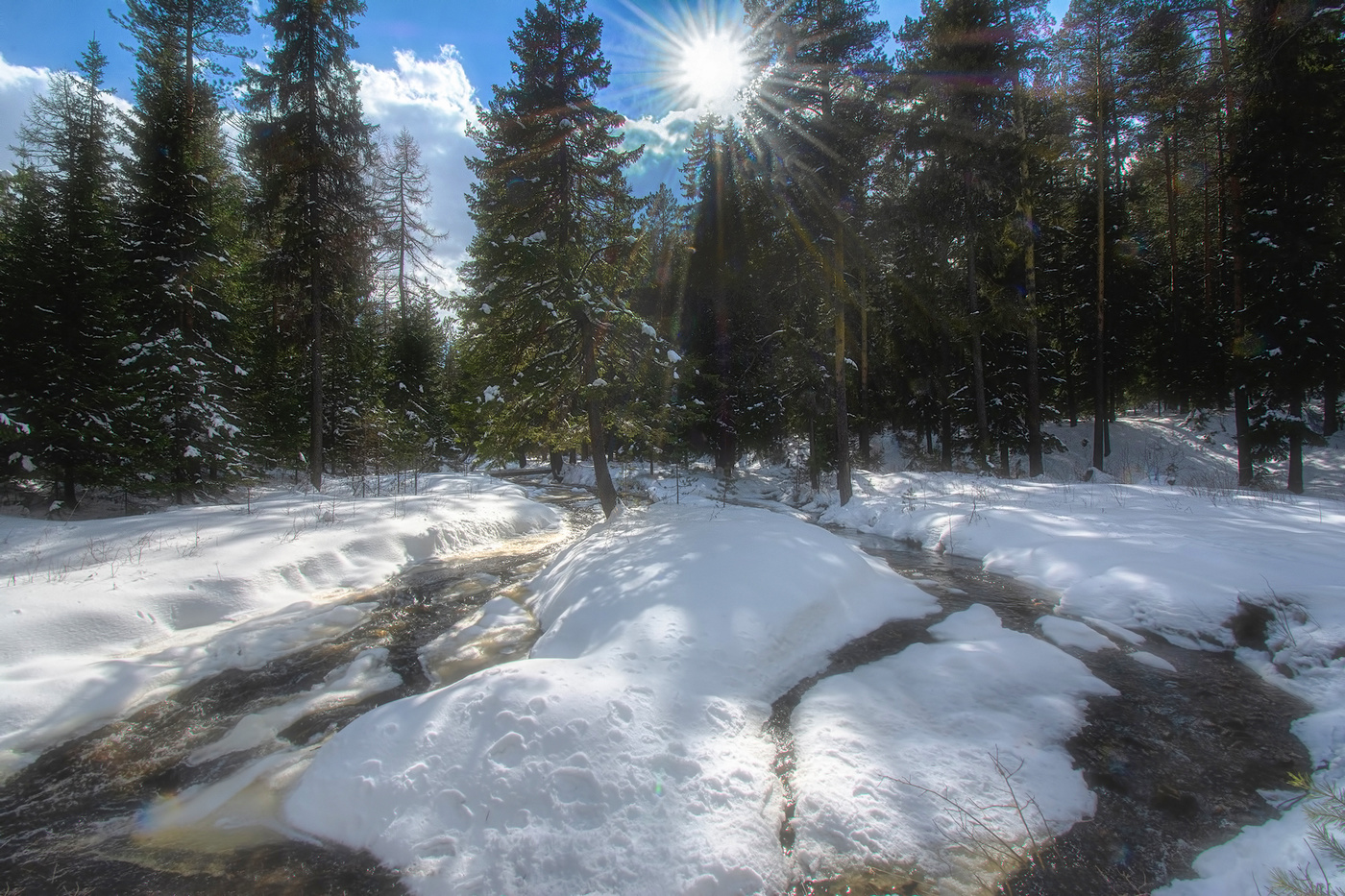 Весенние лучи