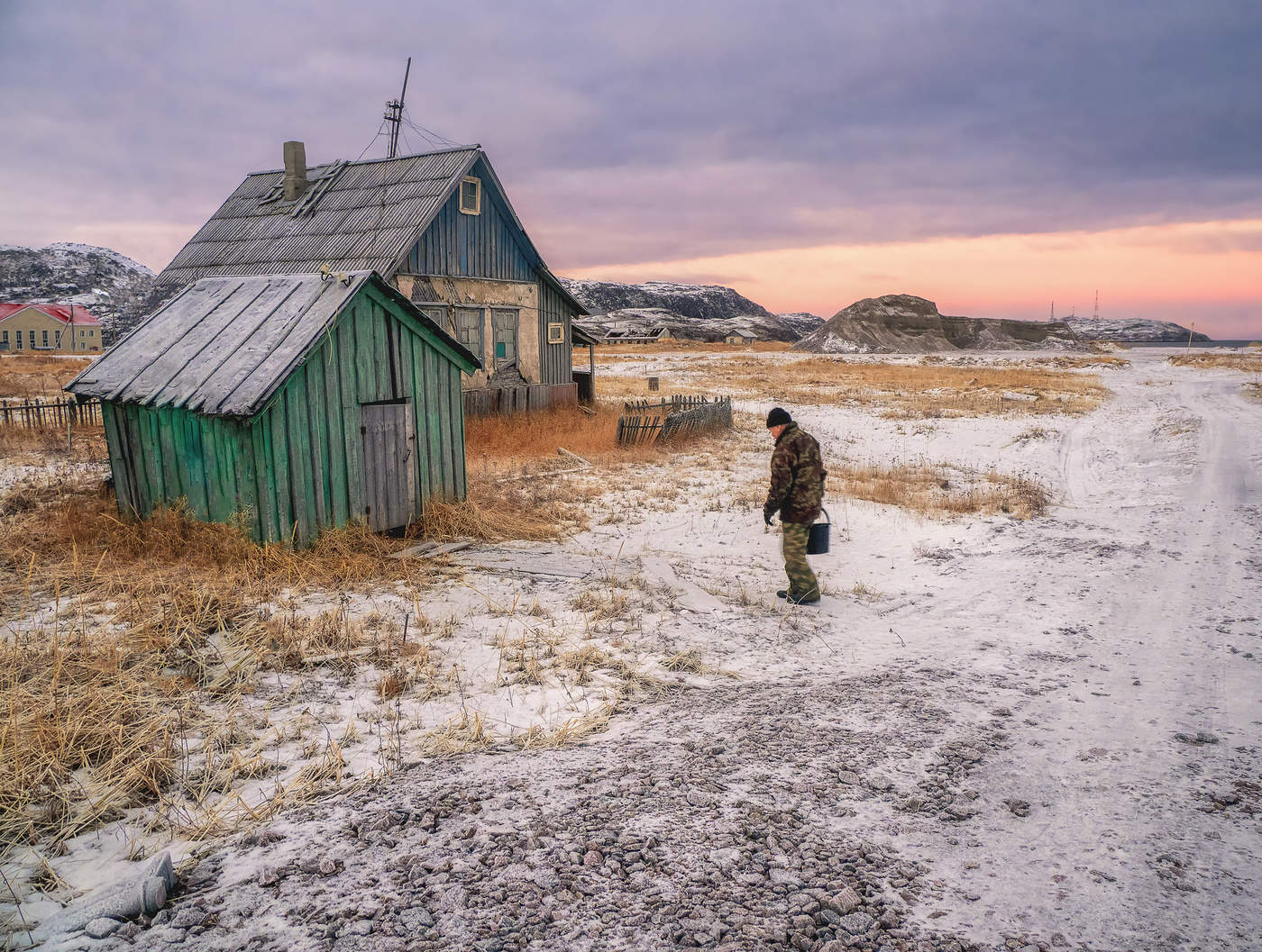 На пути к дому.