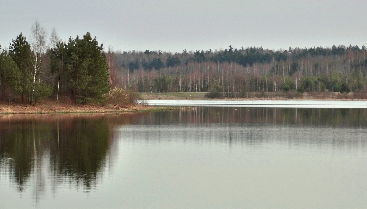 Лёд на озере почти сошёл