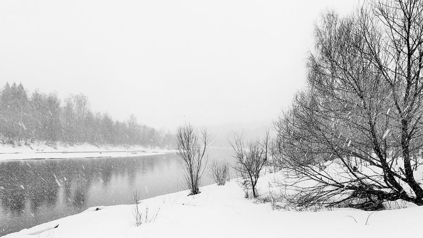 "Метель замысловатый бег не прекращала до обеда..."