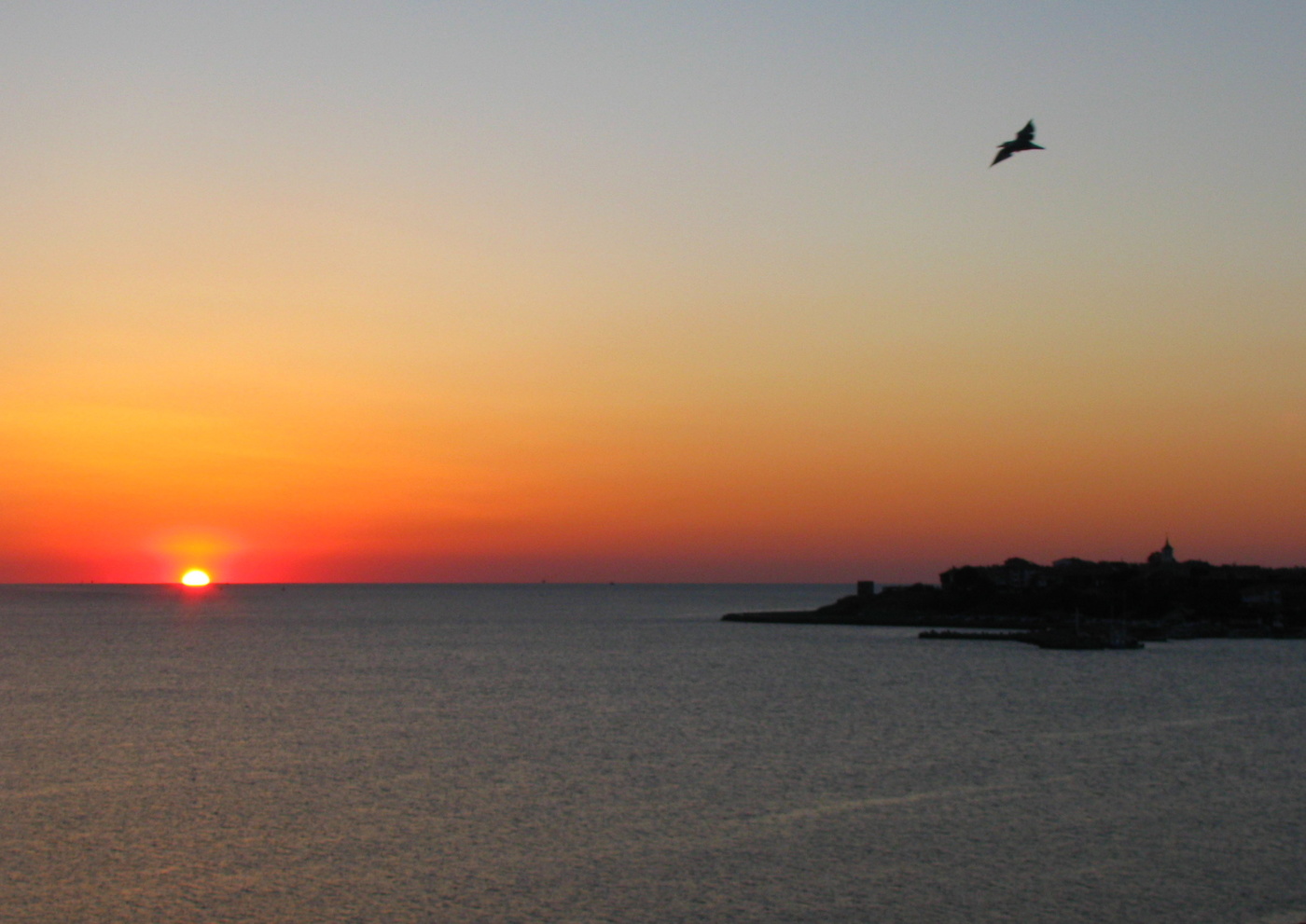 Первый луч...