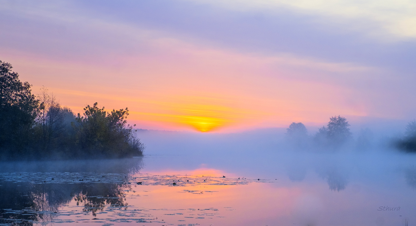 Осенний рассвет.