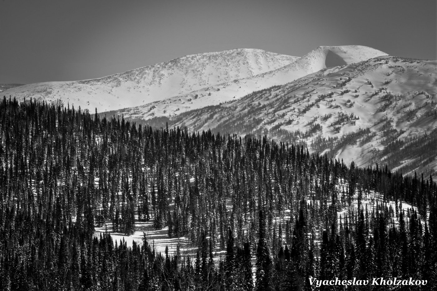 Зимние горы. Кузнецкий Алатау