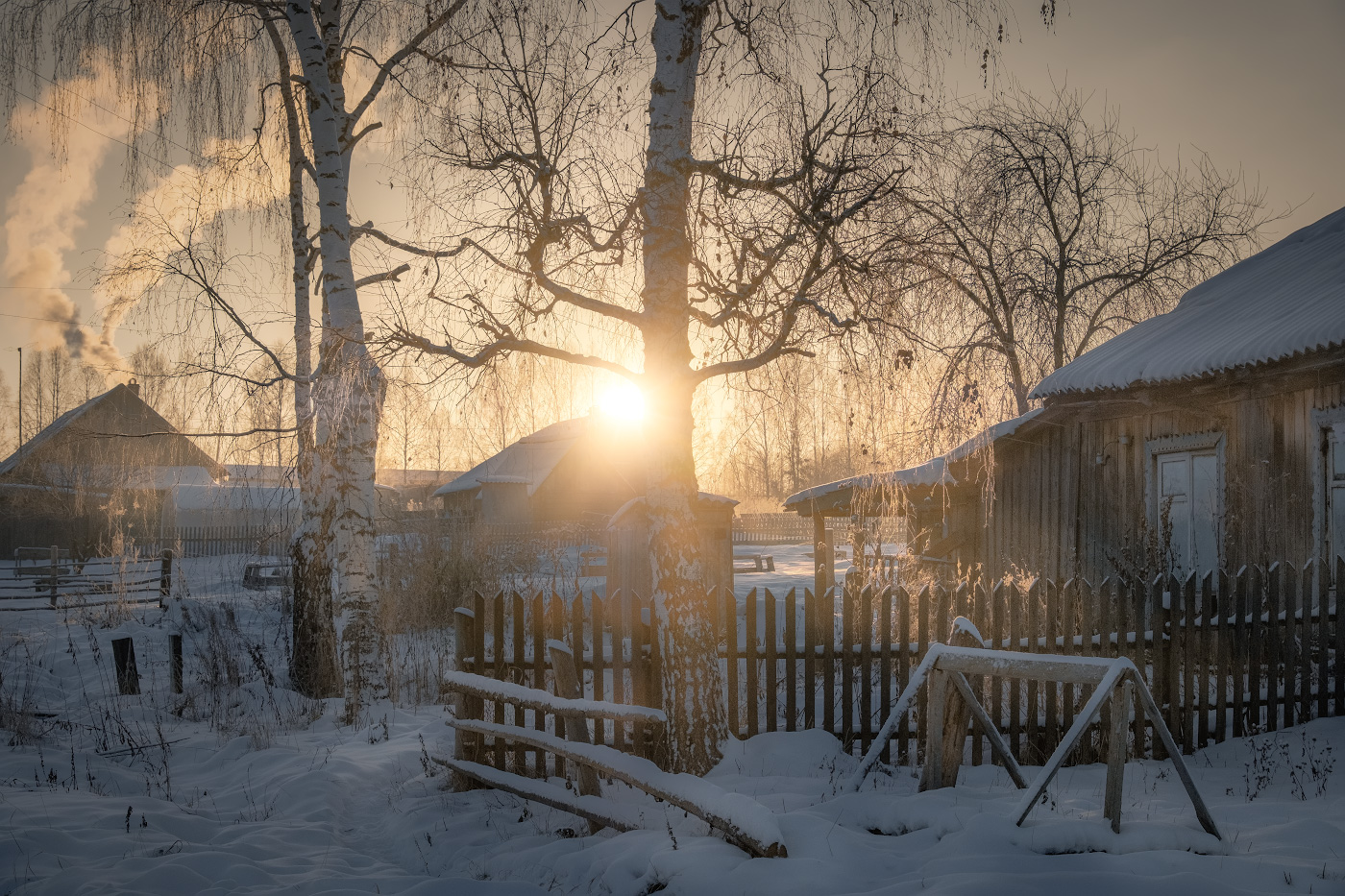 Деревенское утро