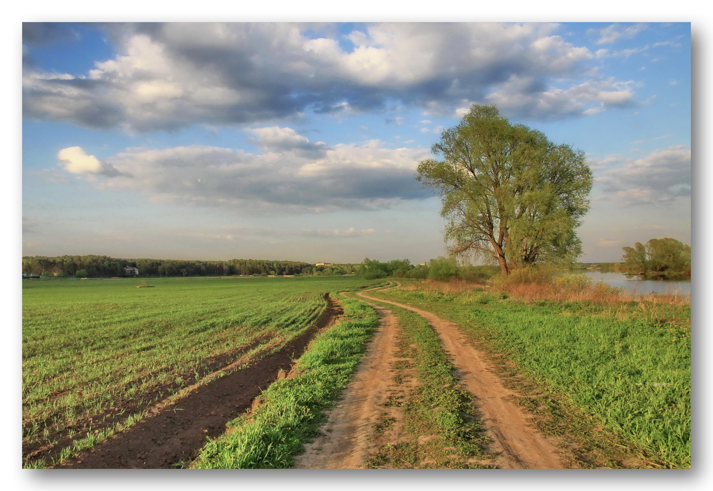 Весенний пригород