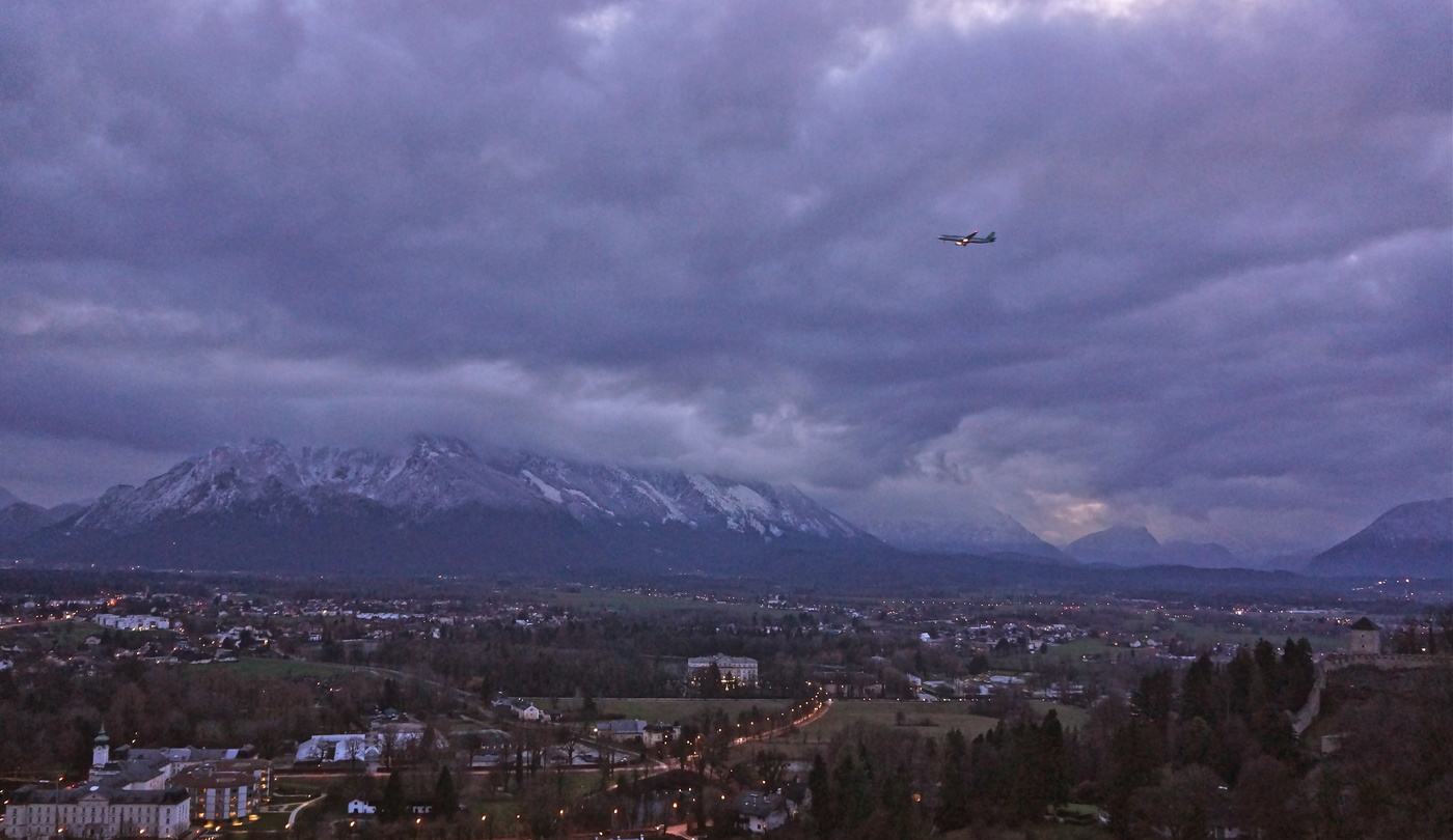 С высоты Крепости Хоэнзальцбург