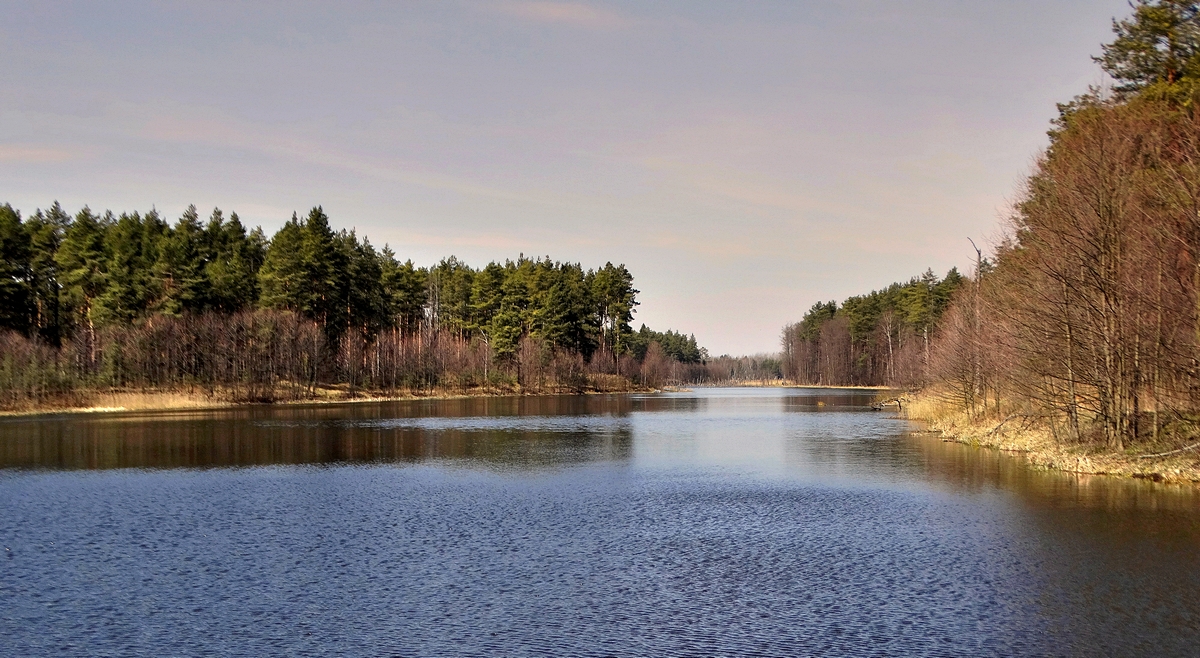 В апреле на озере