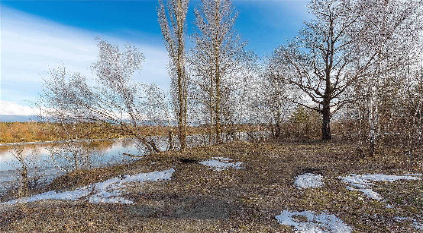 В остатках снега тихая мольба...