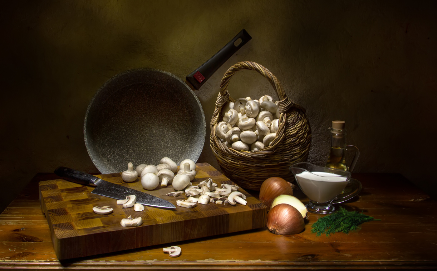 Шампиньончики...