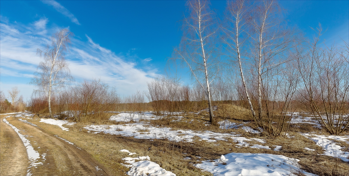 Снега подтаяли вокруг,мелькают островки...