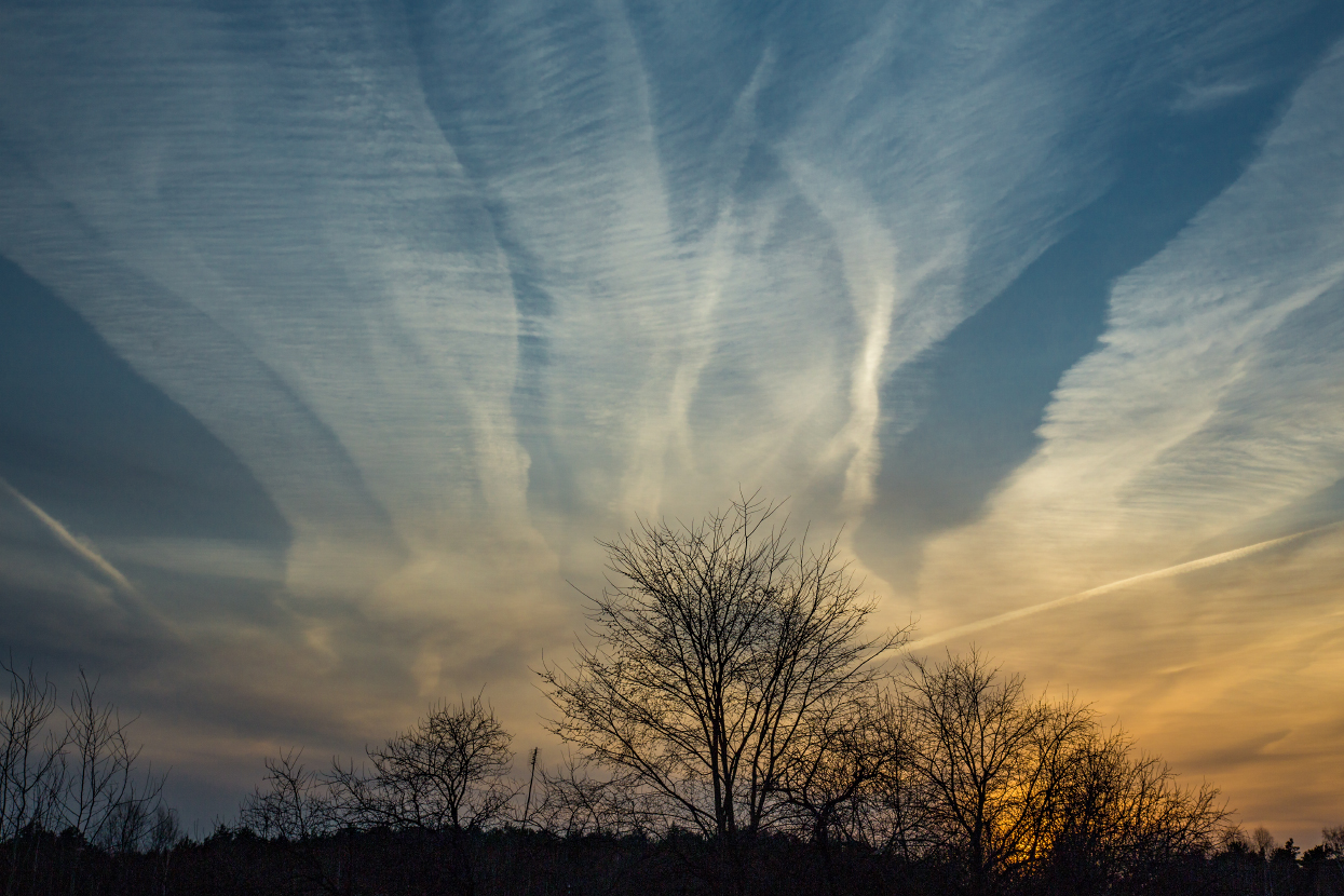 Веер заката
