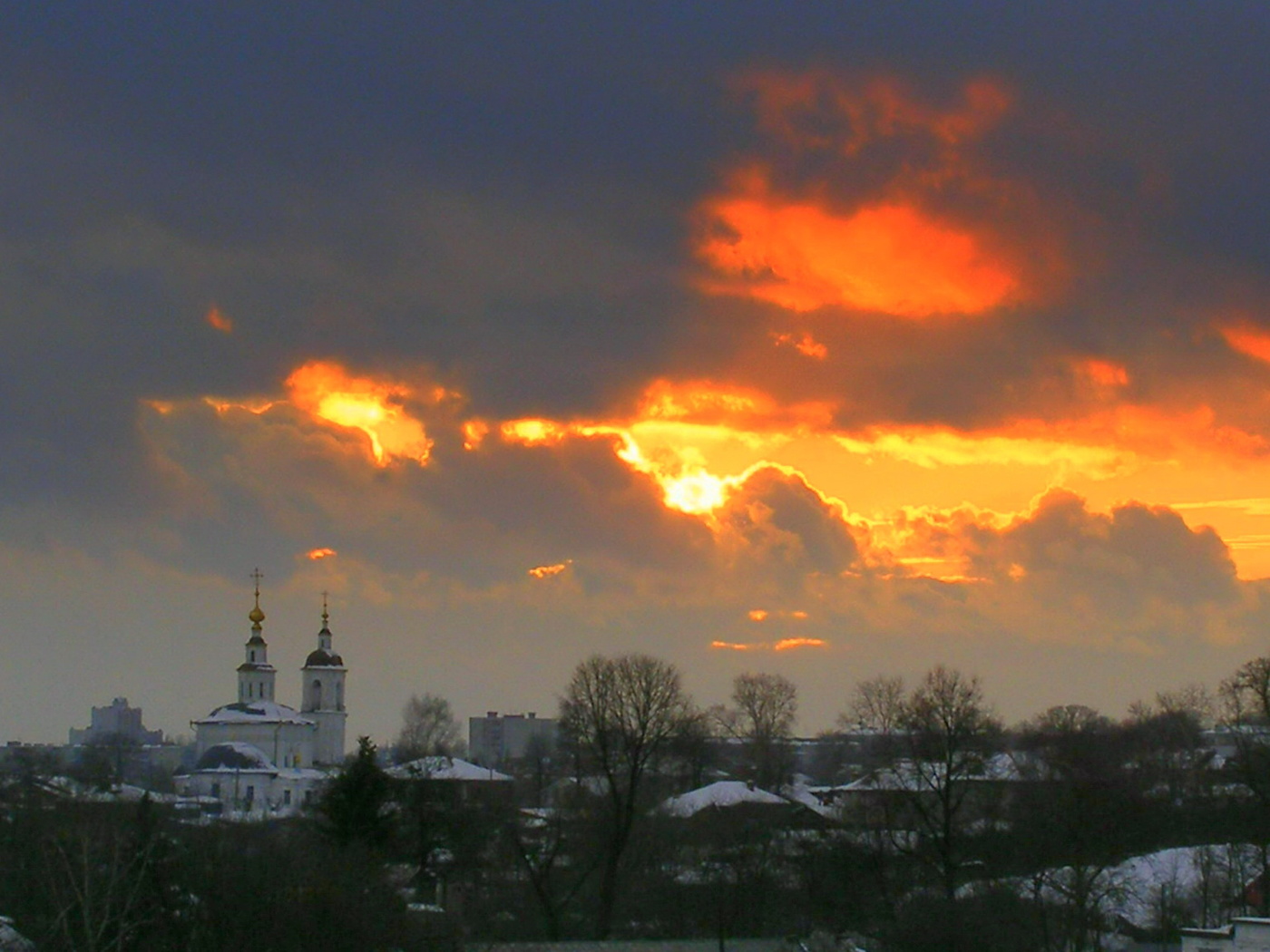 Тревожный закат...