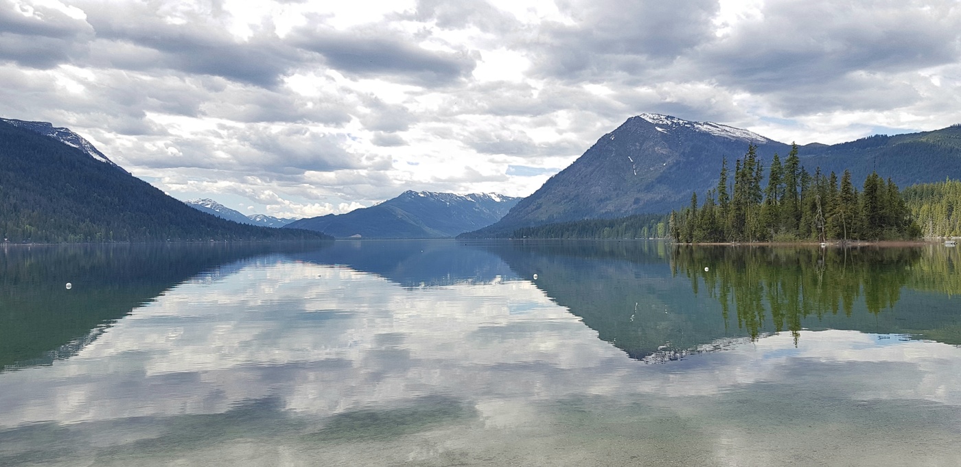 Горное озеро...