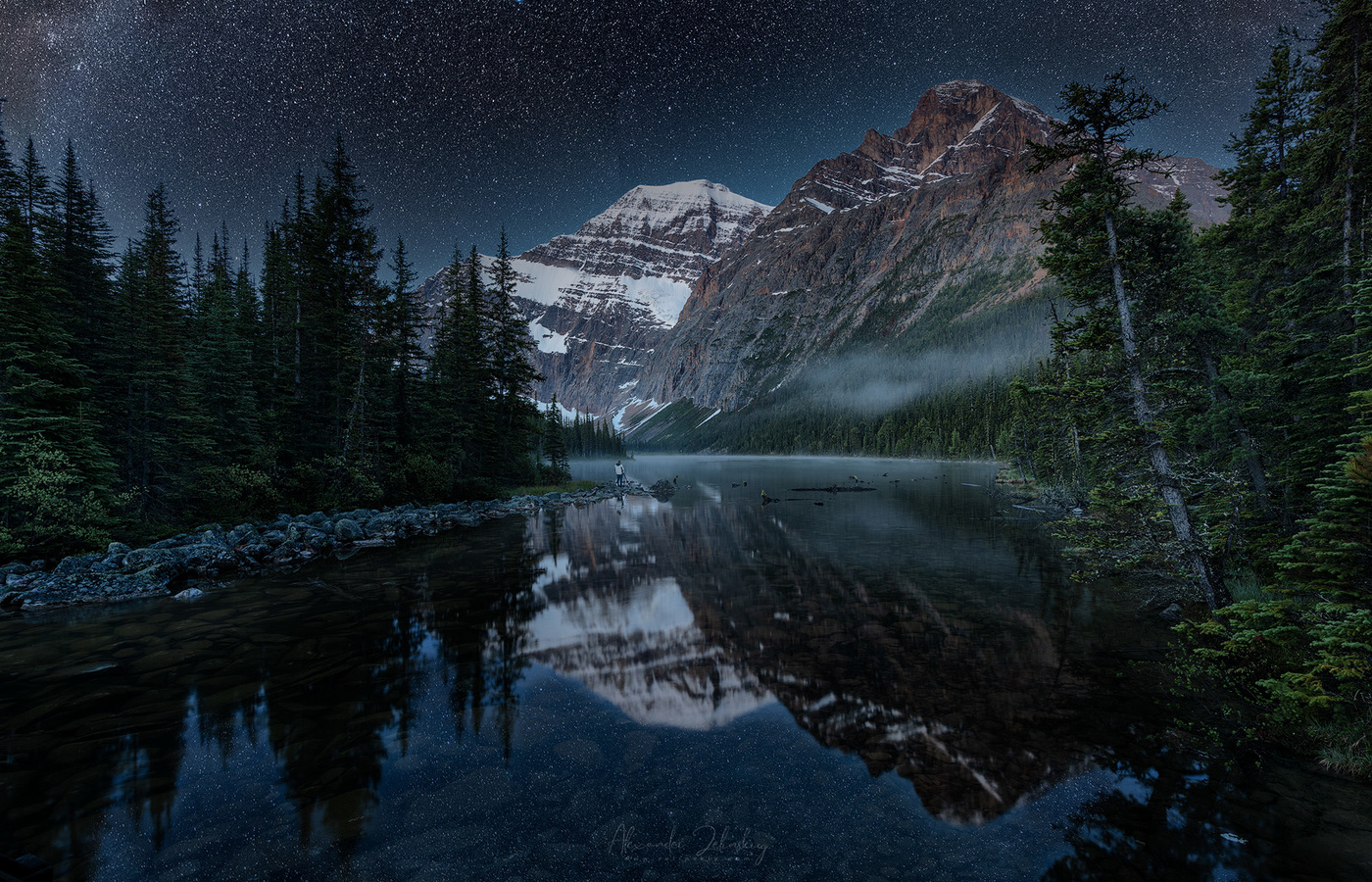 На ночных этюдах