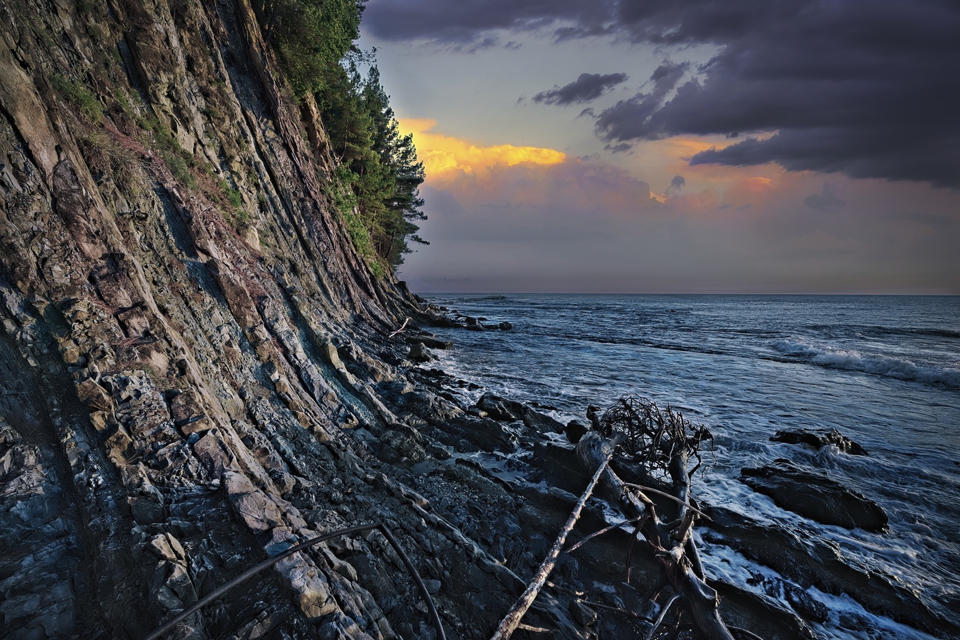 После шторма.