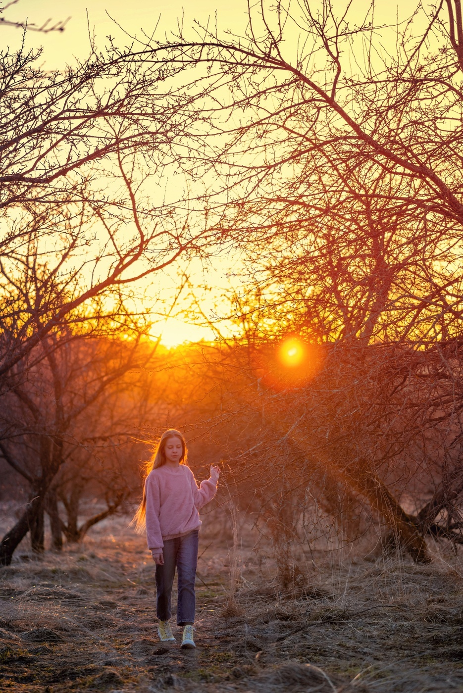 Закат по-деревенски