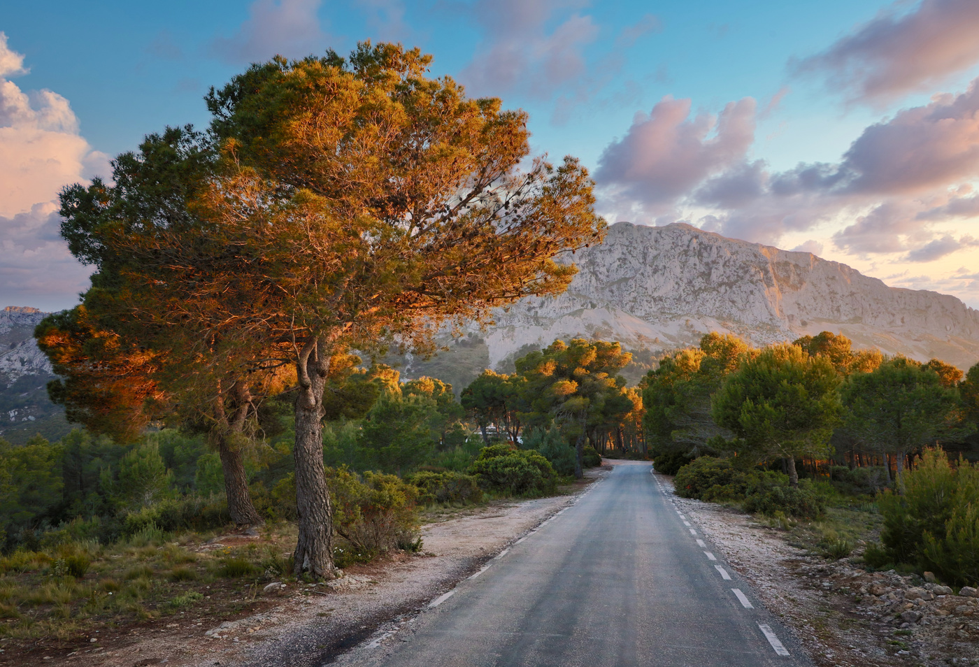 На закате...