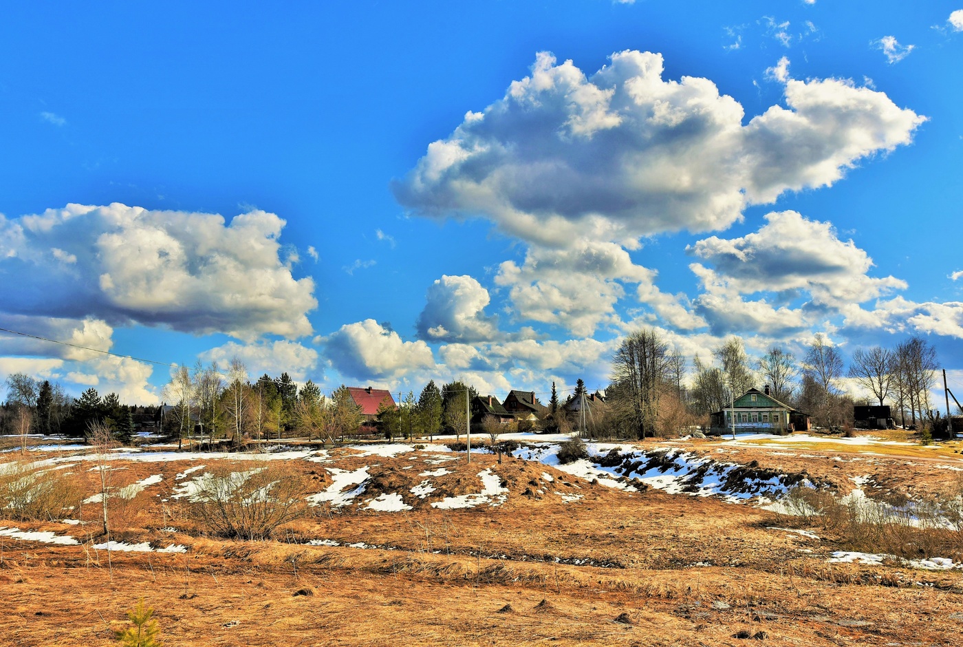Апрель в деревне ...