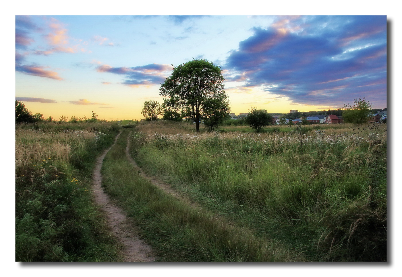 Вечерний пригород