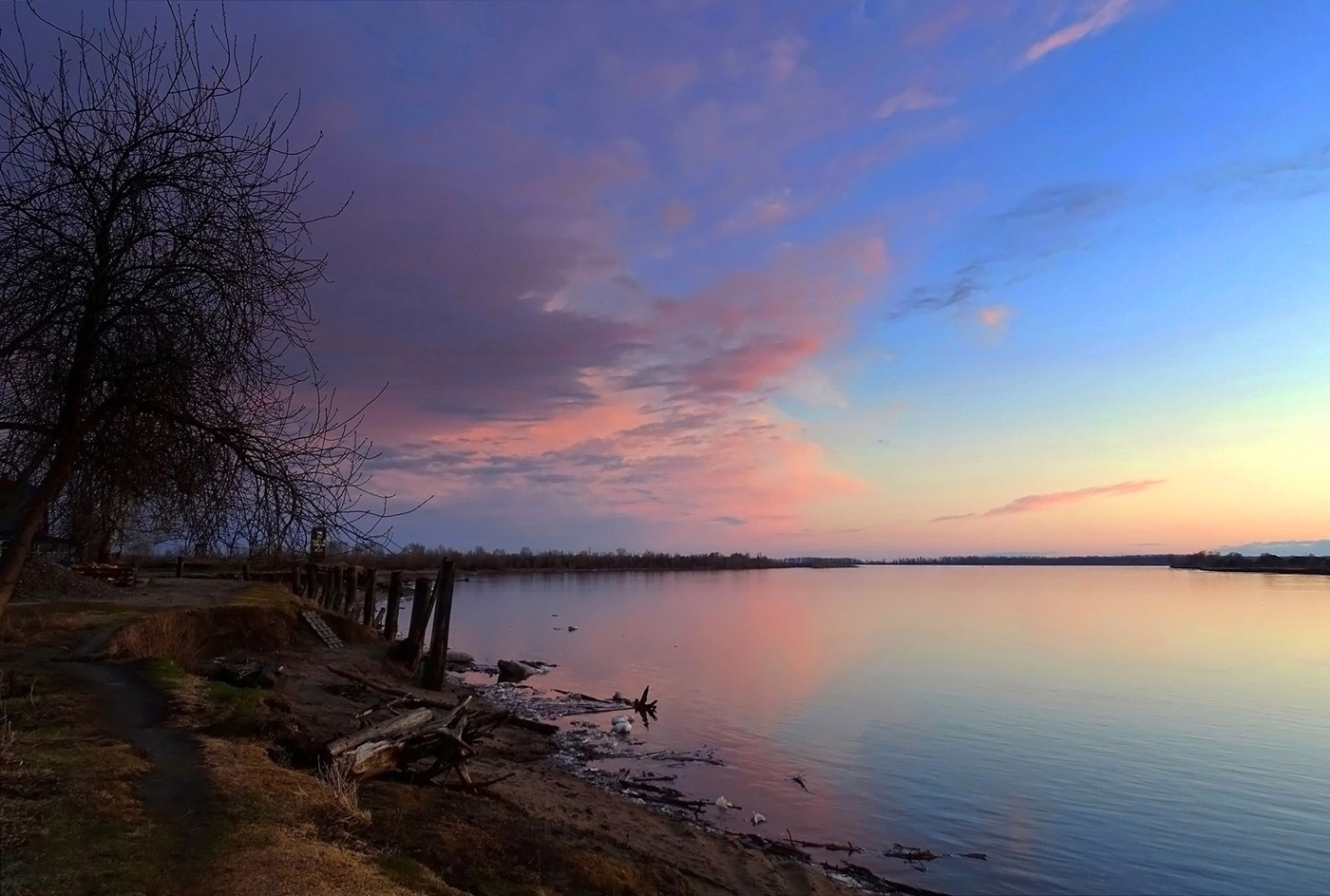 Весенний вечер на Оби