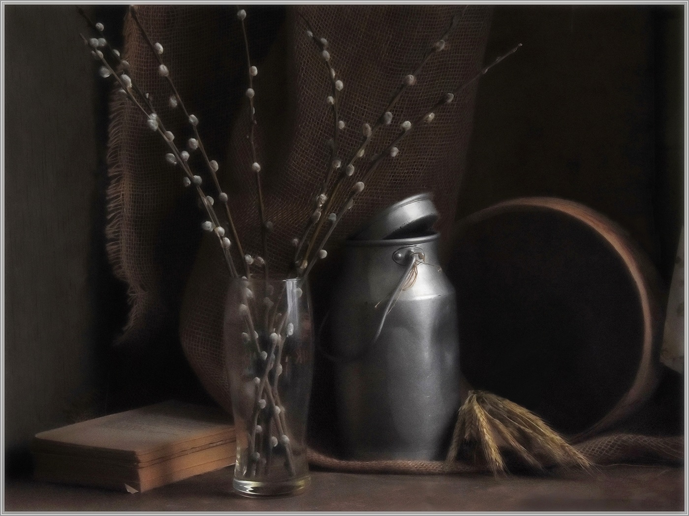 .... Этюд с вербой .....