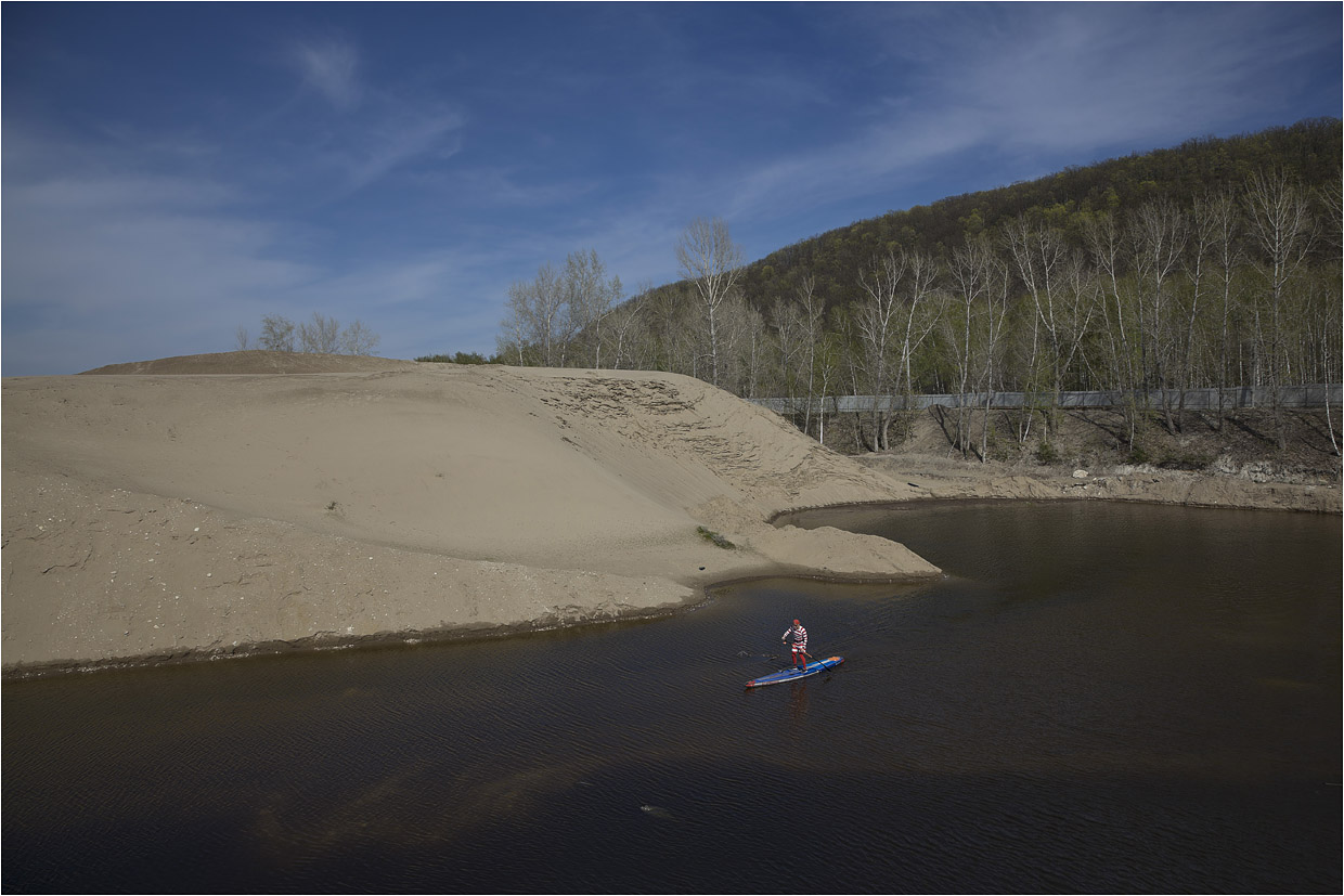 Гондольер в розливе