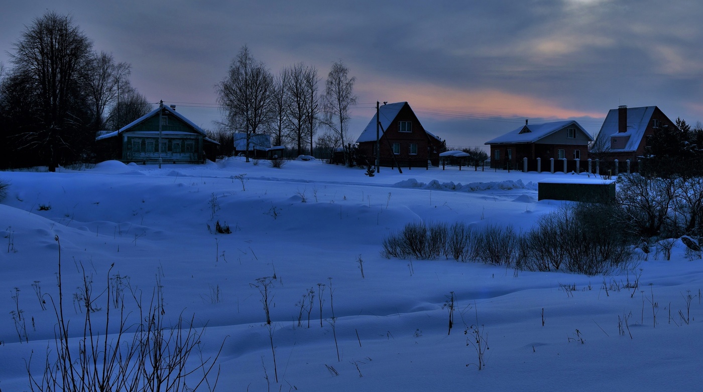 Смеркалось ...