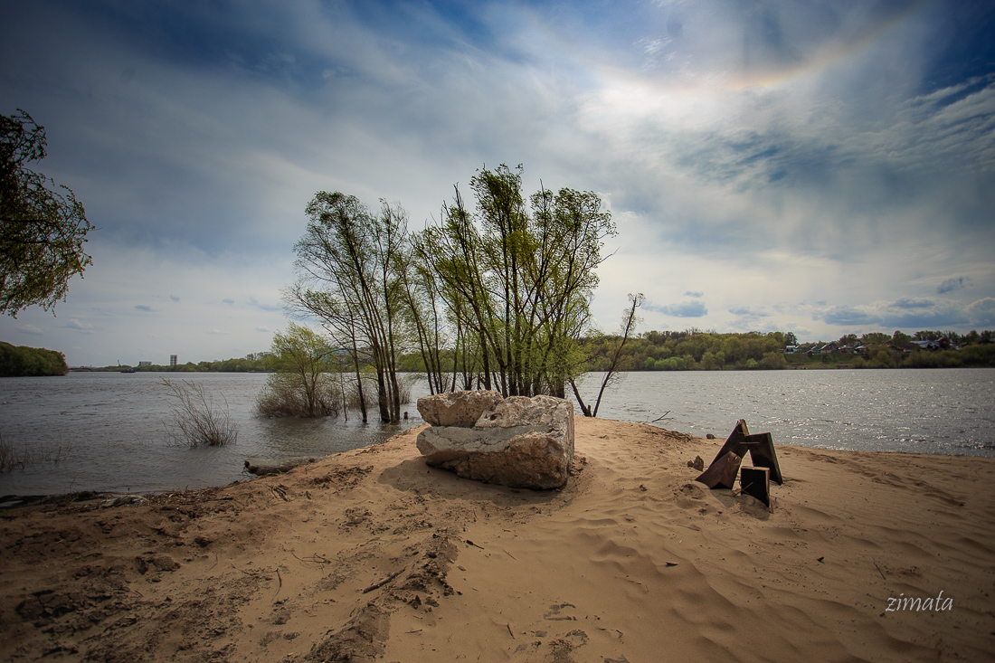 слияние Оки и Москва-реки