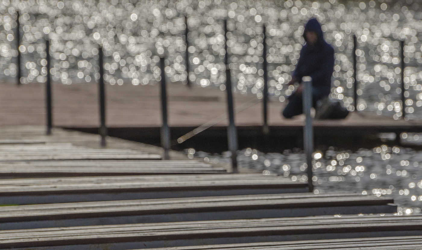 На причале. Впечатление