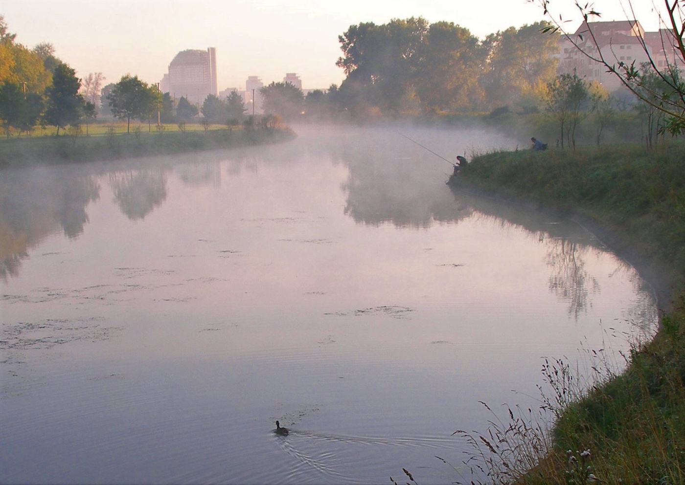 Туман в большом городе...