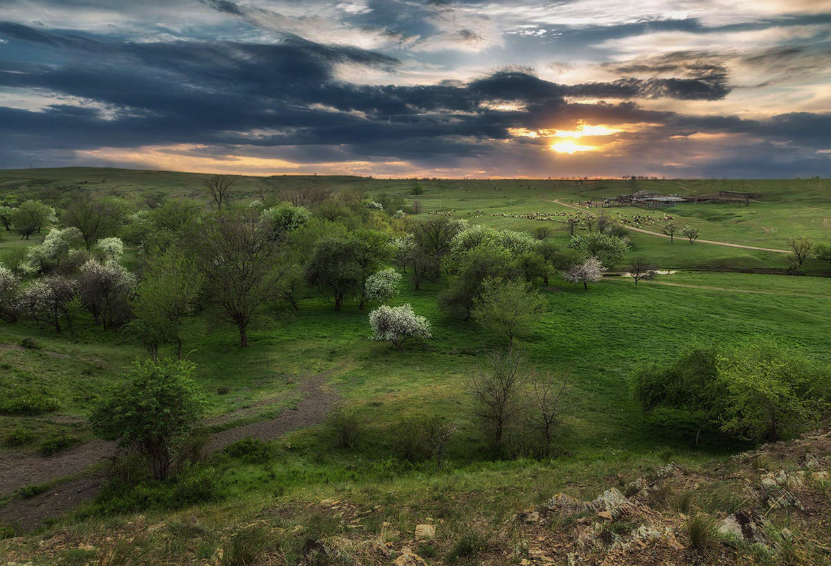 Майский закат в Кириковой балке