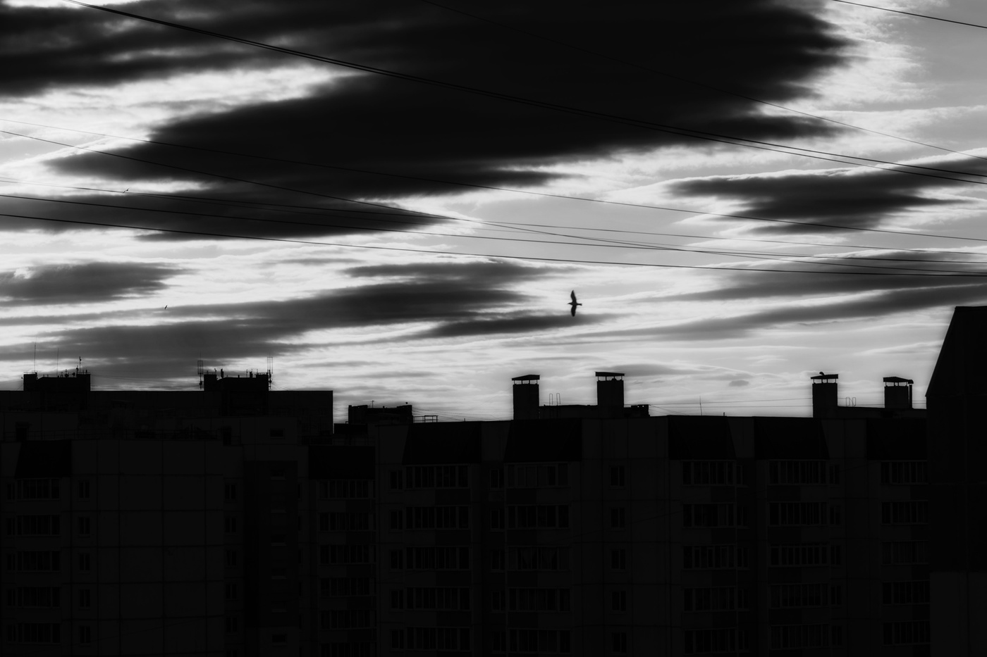 Пролетая над городом