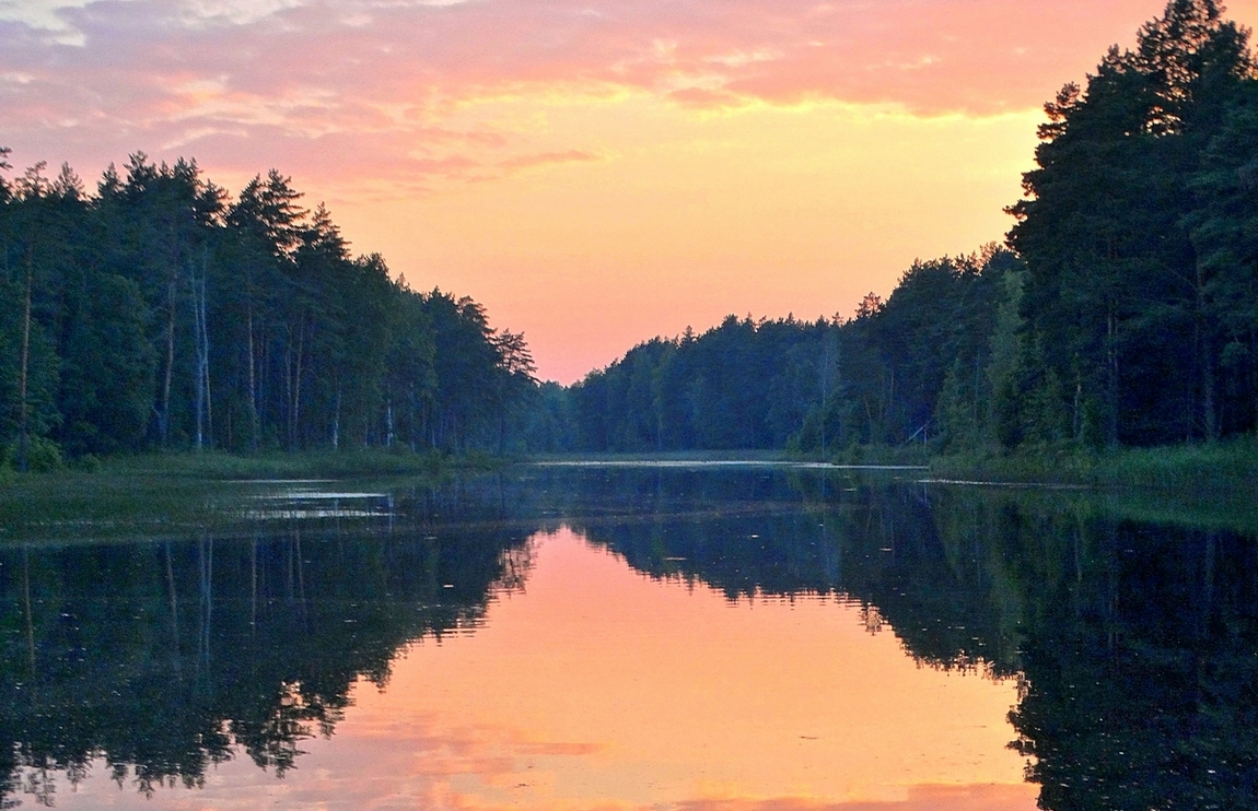 Алая вечерняя заря