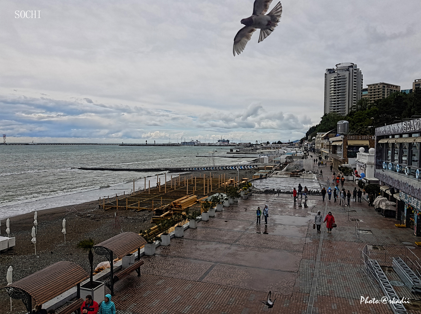 Холодный Май в Сочи.