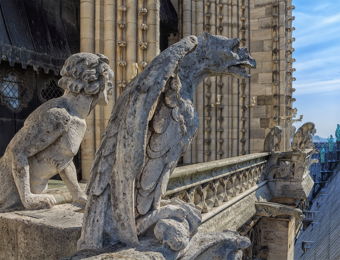 Химеры Собора Нотр-Дам-де-Пари